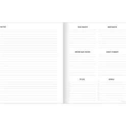 Academic Planners|TF Publishing 2024-2025 Navy Grid 9