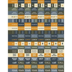 2025 Planners|TF Publishing 2025 Navy Grid Space 9