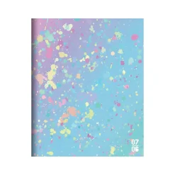 Academic Planners|TF Publishing 2024-2025 Paint Spatter 6.5" x 8" Academic Monthly Planner, Paperboard Cover, Multicolor (AY25-4210)