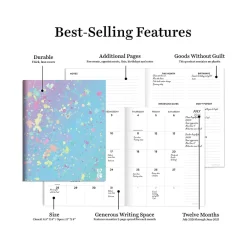 Academic Planners|TF Publishing 2024-2025 Paint Spatter 6.5