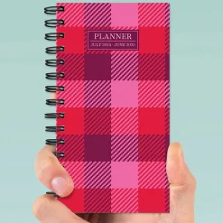 2025 Planners|TF Publishing 2025 Pink Plaid 3.5