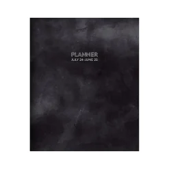 Academic Planners|TF Publishing 2024-2025 Slate 9" x 11" Academic Monthly Planner, Paperboard Cover, Black/Gray (AY25-4512)