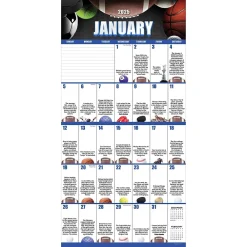 2025 Calendars|TF Publishing 2025 Sports Facts & Trivia 12