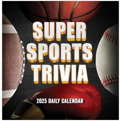 2025 Calendars|TF Publishing 2025 Sports Facts & Trivia 5.25