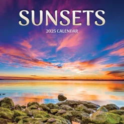 2025 Calendars|TF Publishing 2025 Sunsets 12" x 12" Monthly Wall Calendar (25-1028)