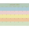 2025 Calendars|TF Publishing 2025 Super Stripe 17" x 22" Monthly Desk Pad Calendar (25-8210)