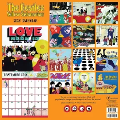 2025 Calendars|TF Publishing 2025 The Beatles: Yellow Submarine 12" x 12" Monthly Wall Calendar (25-1113)