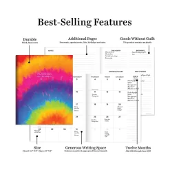 Academic Planners|TF Publishing 2024-2025 Tie-Dye 6.5