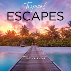 2025 Calendars|TF Publishing 2025 Tropical Escapes 12" x 12" Monthly Wall Calendar (25-1031)