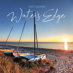 2025 Calendars|TF Publishing 2025 Water's Edge 12" x 12" Monthly Wall Calendar (25-1049)
