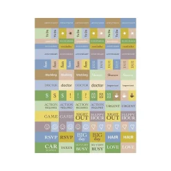 Academic Planners|TF Publishing 2024-2025 White Lotus Series Seersucker Stripe 6