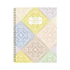 Academic Planners|TF Publishing 2024-2025 White Lotus Series Byzantine Tile 8.5" x 11" Academic Weekly & Monthly Planner, Paperboard Cover
