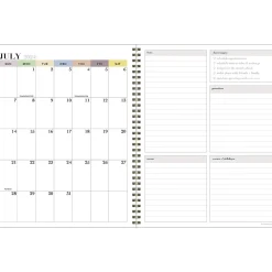 Academic Planners|TF Publishing 2024-2025 White Lotus Series Positano Palms 8.5