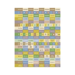 Academic Planners|TF Publishing 2024-2025 White Lotus Series Positano Palms 8.5