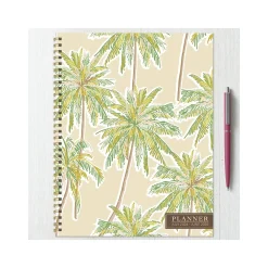 Academic Planners|TF Publishing 2024-2025 White Lotus Series Positano Palms 8.5