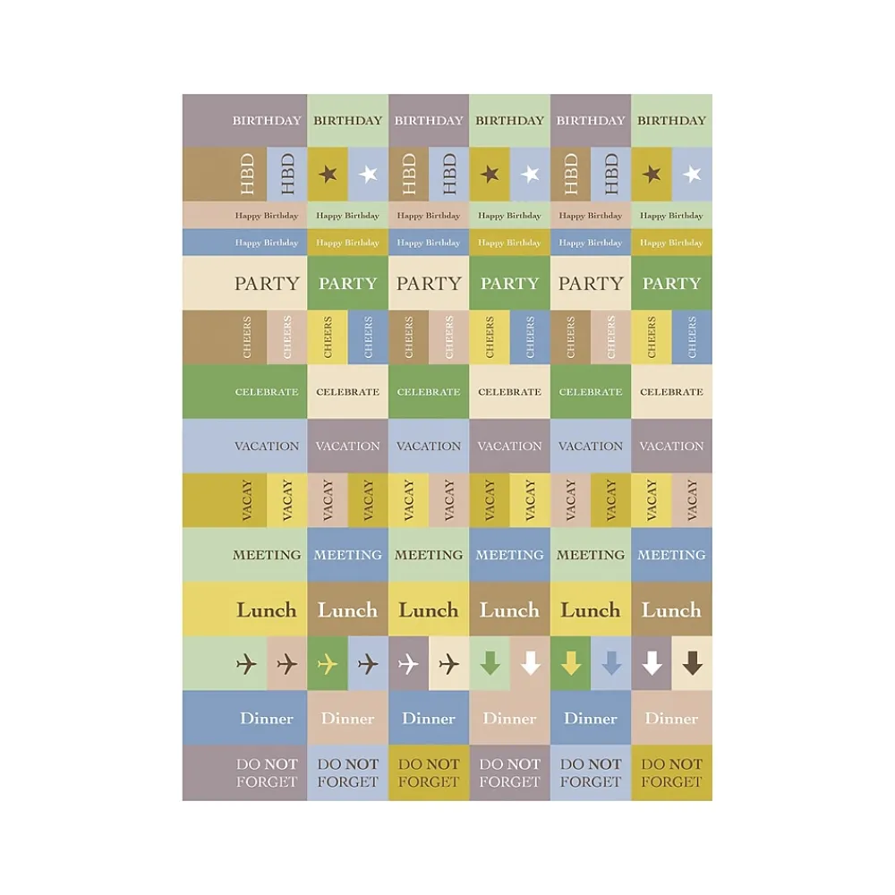 Academic Planners|TF Publishing 2024-2025 White Lotus Verde Fronds 6" x 8" Academic Weekly & Monthly Planner, Paperboard Cover (AY25-9210)