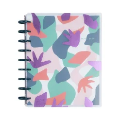 Academic Planners|The Happy Planner 2024-2025 Abstract Florals 7" x 9.25" Academic Monthly Planner, Plastic Cover, Multicolor (PPCD12-473)