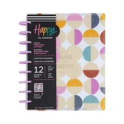 Academic Planners|The Happy Planner 2024-2025 Canyon Modern 7" x 9.25" Academic Weekly & Monthly Planner, Plastic Cover, Multicolor
