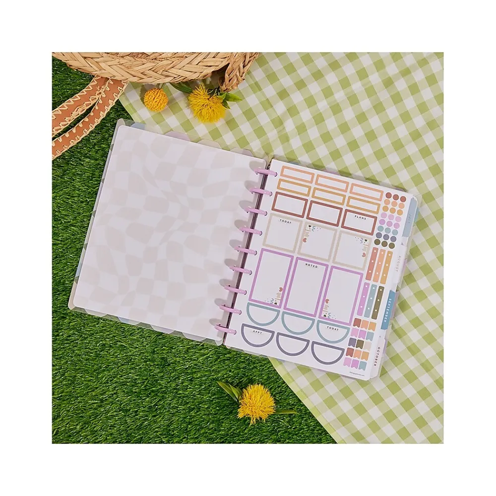 Academic Planners|The Happy Planner 2024-2025 Canyon Modern 7" x 9.25" Academic Weekly & Monthly Planner, Plastic Cover, Multicolor