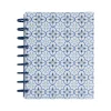 Academic Planners|The Happy Planner 2024-2025 Exotic Borders 7" x 9.25" Academic Weekly & Monthly Planner, Plastic Cover, White/Blue