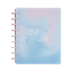 Academic Planners|The Happy Planner 2024-2025 Trust the Universe 7" x 9.25" Academic Weekly & Monthly Planner, Plastic Cover, Blue/Pink