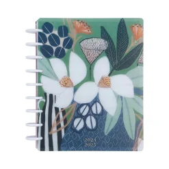 Academic Planners|The Happy Planner 2024-2025 Vivid Blooms 7" x 9.25" Academic Weekly & Monthly Planner, Plastic Cover, Multicolor (PPCD12-478)