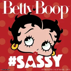 2025 Calendars|Willow Creek 2025 Betty Boop 7" x 7" Yearly Wall Calendar (48047)