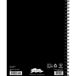 2025 Planners|Willow Creek 2025 Black 6.5" x 8.5" Academic Year Weekly Planner Cover, Black/Gray (48566)