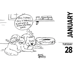 2025 Calendars|Willow Creek 2025 Cat Cartoon-A-Day by Jonny Hawkins 6