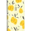 2025 Planners|Willow Creek 2025 Citrus Grove 3.5" x 6.5" Academic Year Weekly Planner Cover, Multicolored (48726)