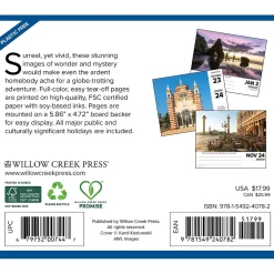 2025 Calendars|Willow Creek 2025 Daily Destinations 2025 6.2" x 5.4" Day-to-Day Calendar (40782)
