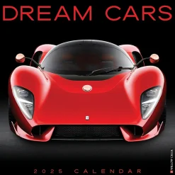 2025 Calendars|Willow Creek 2025 Dream Cars 7" x 7" Yearly Wall Calendar (45831)