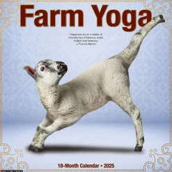 2025 Calendars|Willow Creek 2025 Farm Yoga 12" x 12" Monthly Wall Calendar (42878)