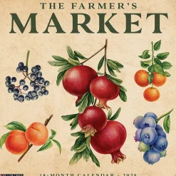 2025 Calendars|Willow Creek 2025 Farmers Market 12" x 12" Monthly Wall Calendar (46388)