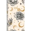 2025 Planners|Willow Creek 2025 Floral Moon 3.5" x 6.5" Weekly Planner Cover, Multicolored (48733)