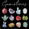 2025 Calendars|Willow Creek 2025 Gemstones 12" x 12" Monthly Wall Calendar (43004)