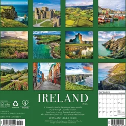 2025 Calendars|Willow Creek 2025 Ireland 12" x 12" Monthly Wall Calendar (43509)