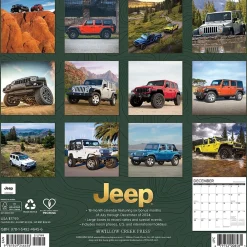 2025 Calendars|Willow Creek 2025 Jeep 12" x 12" Monthly Wall Calendar (46456)