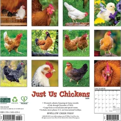 2025 Calendars|Willow Creek 2025 Just Us Chickens 12" x 12" Monthly Wall Calendar (43592)