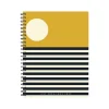 Academic Planners|Willow Creek 2024-2025 Modern Sunset 6.5" x 8.5" Academic Weekly & Monthly Planner, Paper Cover, Black/Yellow (47750)