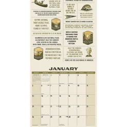 2025 Calendars|Willow Creek 2025 National Park Trivia 12