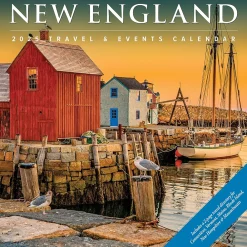 2025 Calendars|Willow Creek 2025 New England 12" x 12" Monthly Wall Calendar (44155)