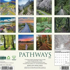 2025 Calendars|Willow Creek 2025 Pathways 12" x 12" Monthly Wall Calendar (44384)