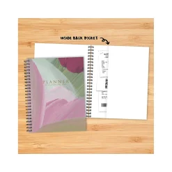 Academic Planners|Willow Creek 2024-2025 Plum Abstract 8.5