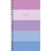 2025 Planners|Willow Creek 2025 Soft Stripe 3.5" x 6.5" Weekly Planner (48559)