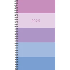 2025 Planners|Willow Creek 2025 Soft Stripe 3.5" x 6.5" Weekly Planner (48559)