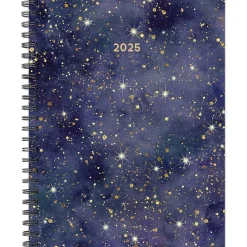 2025 Planners|Willow Creek 2025 Starry Night 6.5" x 8.5" Weekly Planner Cover, Multicolored (48580)