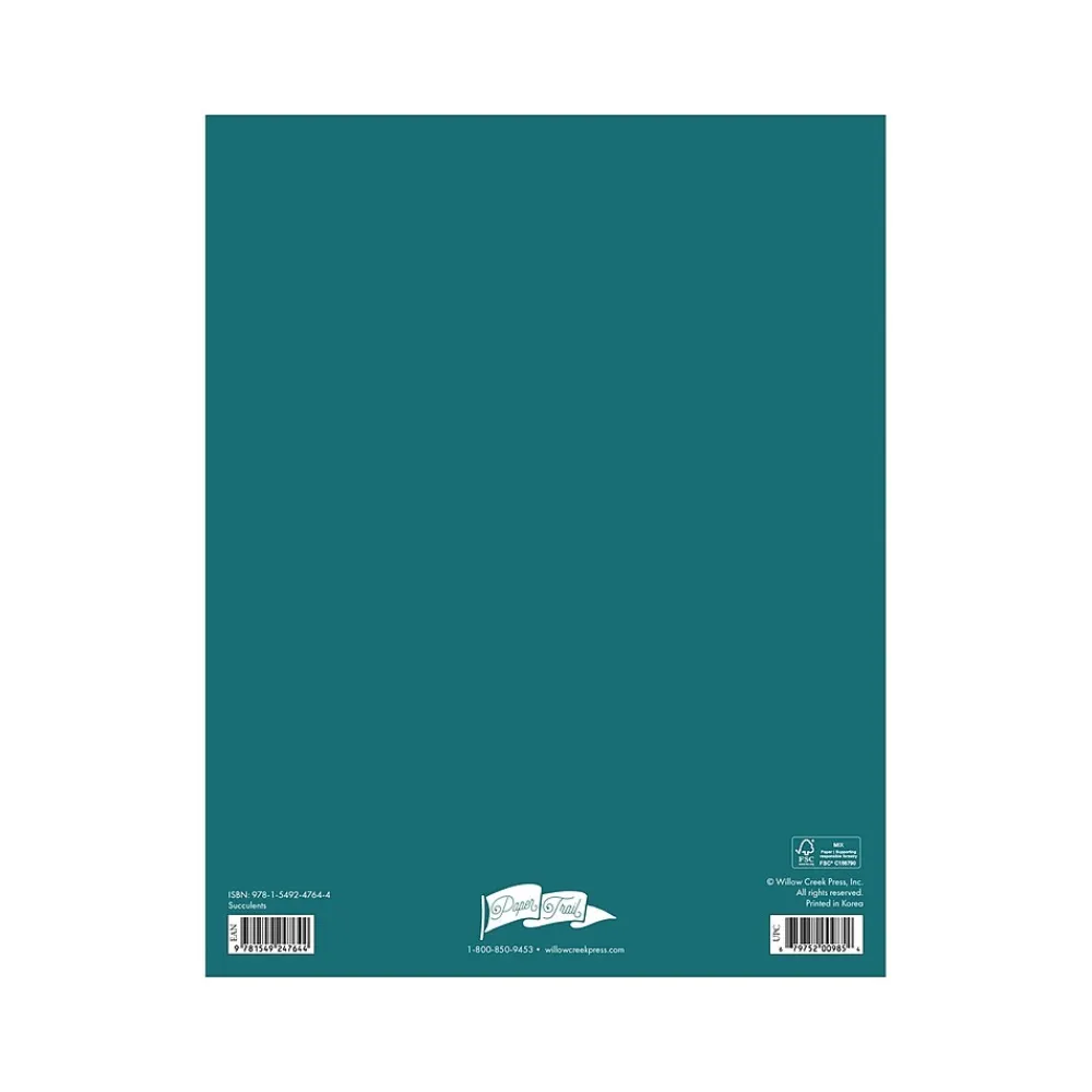 Academic Planners|Willow Creek 2024-2025 Succulents 7.5" x 9.5" Academic Monthly Planner, Paper Cover, Multicolor (47644)