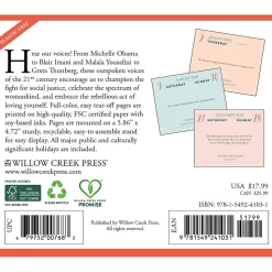 2025 Calendars|Willow Creek 2025 That's What She Said, Inspiring Women Quotes 6" x 5.5" Day-to-Day Calendar (41031)