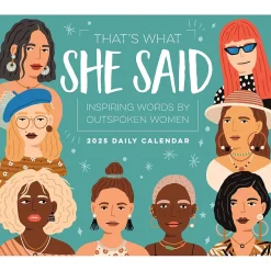 2025 Calendars|Willow Creek 2025 That's What She Said, Inspiring Women Quotes 6
